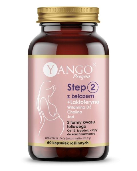 Yango YANGO Step 2 + żelazo Pregna (60 kaps.)