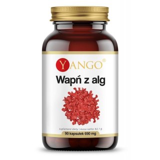 Yango YANGO Wapń z Alg Czerwonych (90 kaps.)