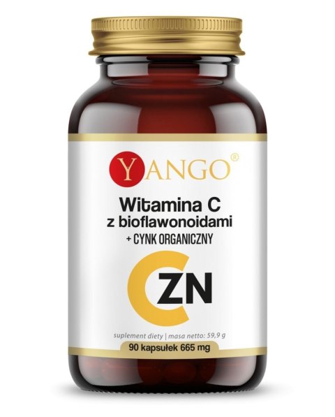 Yango YANGO Witamina C z bioflawonoidami + Cynk organiczny (90 kaps.)