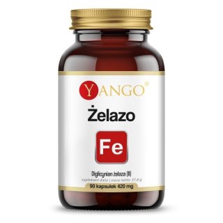 Yango YANGO Żelazo - Diglicynian żelaza 100 mg (90 kaps.)