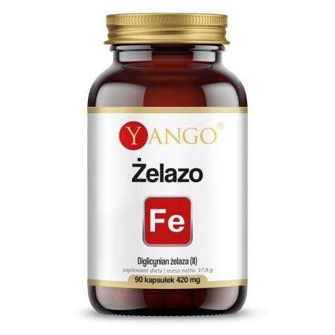 Yango YANGO Żelazo - Diglicynian żelaza 100 mg (90 kaps.)
