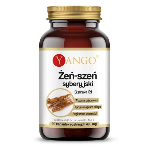 Yango YANGO Żeń-szeń syberyjski - ekstrakt 10:1 (90 kaps.)