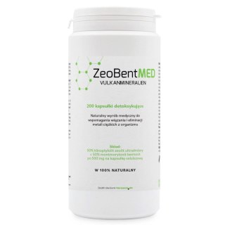 ZeolithMED ZEOBENTMED Mikronizowany Zeolit i Bentonit Detox (200 kaps.)