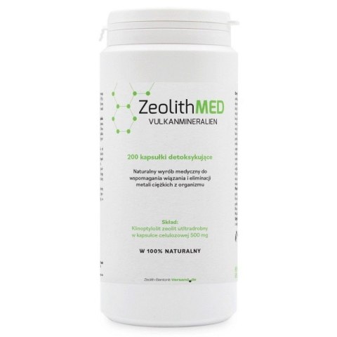ZeolithMED ZEOLITHMED Ultradrobny Mikronizowany Zeolit Medyczny (200 kaps.)