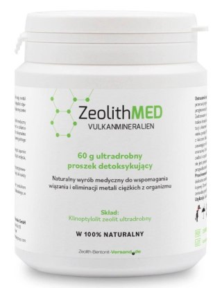 ZeolithMED ZEOLITHMED Ultradrobny Zeolit Medyczny Mikronizowany (60 g)