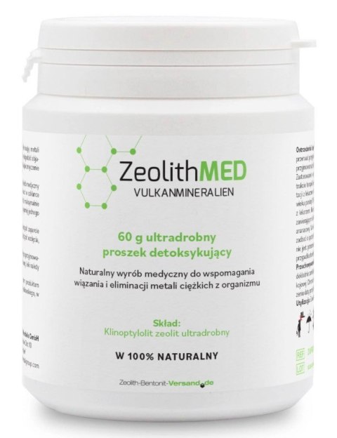 ZeolithMED ZEOLITHMED Ultradrobny Zeolit Medyczny Mikronizowany (60 g)