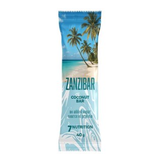 7Nutrition 7NUTRITION Baton proteinowy Zanzibar - smak kokosowy (40 g)