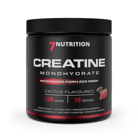 7Nutrition 7NUTRITION Creatine Monohydrate Cactus - Monohydrat Kreatyny - smak kaktus (300 g)