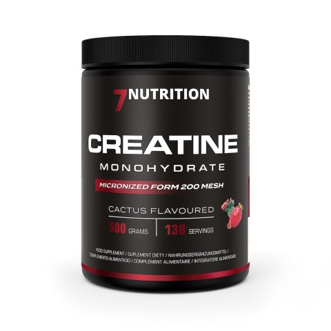 7Nutrition 7NUTRITION Creatine Monohydrate Cactus - Monohydrat Kreatyny - smak kaktus (500 g)
