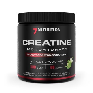 7Nutrition 7NUTRITION Creatine Monohydrate Green Apple - Monohydrat Kreatyny - smak zielone jabłko (300 g)