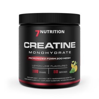 7Nutrition 7NUTRITION Creatine Monohydrate Lemon Lime - Monohydrat Kreatyny - smak cytryna-limonka (300 g)