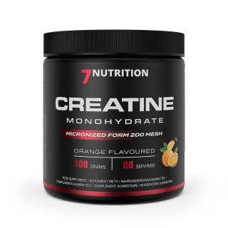 7Nutrition 7NUTRITION Creatine Monohydrate Orange - Monohydrat Kreatyny - smak pomarańcza (300 g)