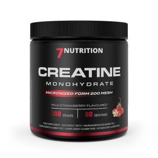 7Nutrition 7NUTRITION Creatine Monohydrate Wild Strawberry - Monohydrat Kreatyny - smak poziomkowy (300 g)