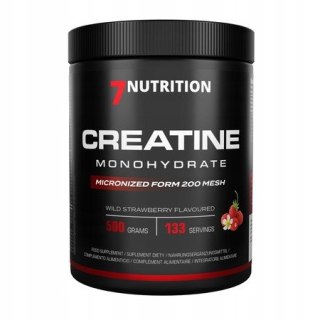 7Nutrition 7NUTRITION Creatine Monohydrate Wild Strawberry - Monohydrat Kreatyny - smak poziomkowy (500 g)