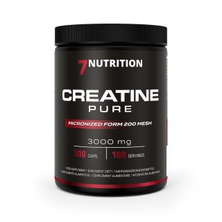 7Nutrition 7NUTRITION Creatine Pure - Mikronizowany monohydrat kreatyny (300 kaps.)
