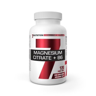 7Nutrition 7NUTRITION Magnesium Citrate + B6 - Cytrynian magnezu + Witamina B6 (120 kaps.)