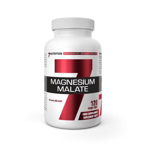 7Nutrition 7NUTRITION Magnesium Malate - Jabłczan magnezu (120 kaps.)