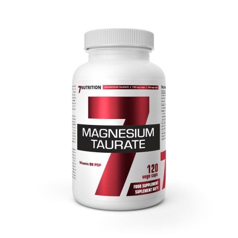 7Nutrition 7NUTRITION Magnesium Taurate - Taurynian magnezu (120 kaps.)