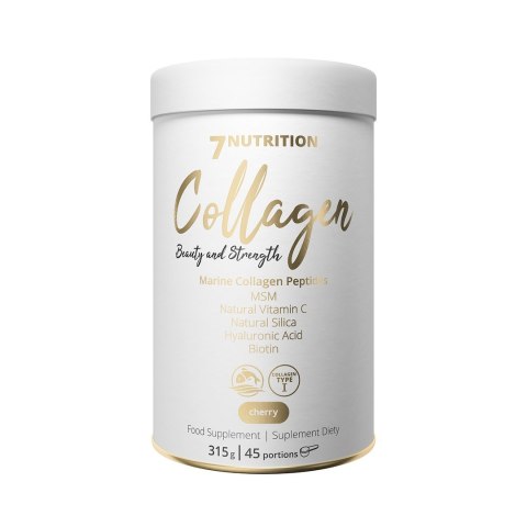 7Nutrition 7NUTRITION Marine Collagen Cherry - Hydrolizowany kolagen rybi - smak wiśniowy (315 g)