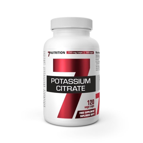 7Nutrition 7NUTRITION Potassium Citrate - Cytrynian Potasu (120 kaps.)