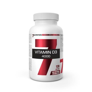 7Nutrition 7NUTRITION Vitamin D 4000 - Witamina D 4000IU (120 kaps.)