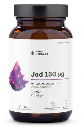 Aura Herbals AURA HERBALS Jod 150 μg, PureSea (60 kaps.)