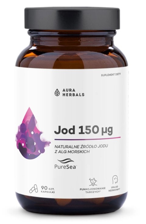 Aura Herbals AURA HERBALS Jod 150 μg, PureSea (60 kaps.)