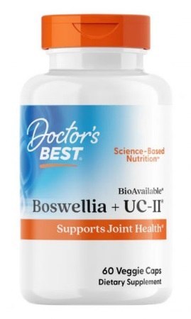 Doctor's Best DOCTOR'S BEST Boswellia + UC-II - Boswelia z UC-II (60 kaps.)