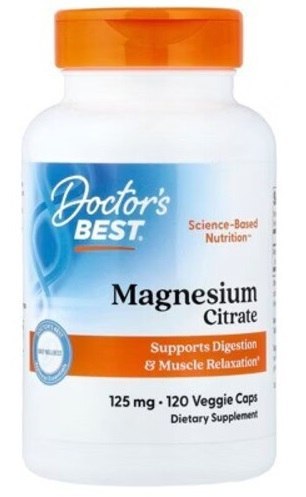 Doctor's Best DOCTOR'S BEST Magnesium Citrate - Cytrynian magnezu (120 kaps.)