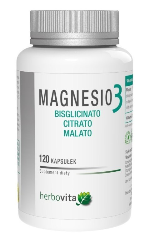 Herbovita HERBOVITA Magnesio3 (120 kaps.)