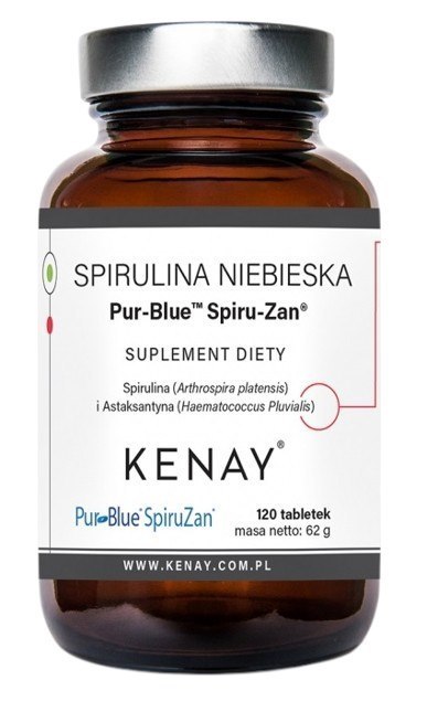 Kenay KENAY Spirulina niebieska Pur-Blue Spiru-Zan (120 tabl.)