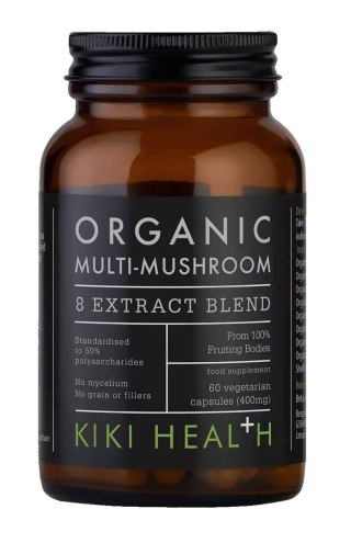 Kiki Health KIKI HEALTH Organic Multi-Mushroom - Mieszanka ekstraktu 8 grzybów (60 kaps.)