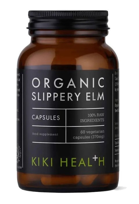 Kiki Health KIKI HEALTH Organic Slippery Elm - Wiąz czerwony (60 kaps.)