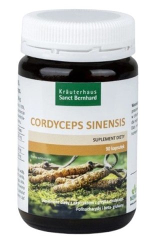 Krauterhaus Sanct Bernhard KRAUTERHAUS SANCT BERNHARD Cordyceps ekstrakt z grzyba - Cordyceps sinensis (90 kaps.)