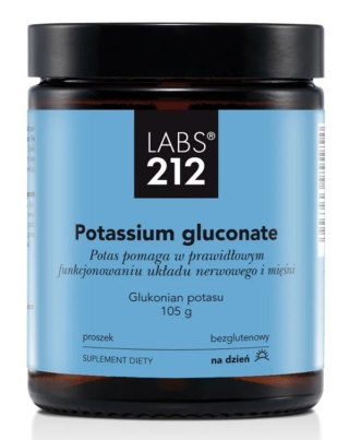 Labs212 LABS212 Potassium gluconate - Glukonian potasu w proszku (105 g)