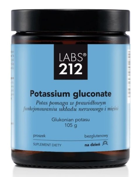 Labs212 LABS212 Potassium gluconate - Glukonian potasu w proszku (105 g)