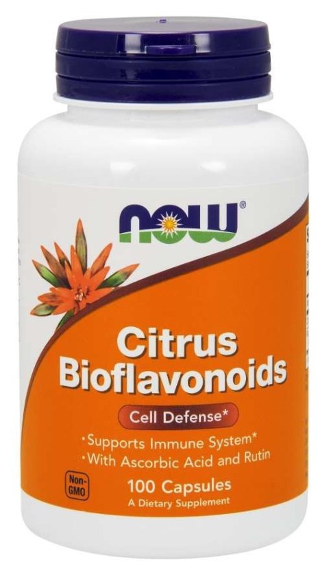 NOW Foods NOW FOODS Bioflawonoidy Cytrusowe + Witamina C + Rutyna (100 kaps.)