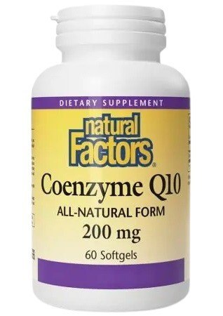 Natural Factors NATURAL FACTORS Coenzyme Q10, 200 mg - Koenzym Q10 (30 kaps.)