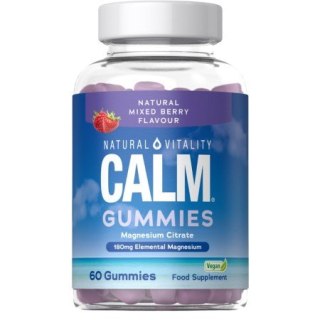 Natural Vitality NATURAL VITALITY Calm Magnesium, smak malinowo-truskawkowy (60 żelek)