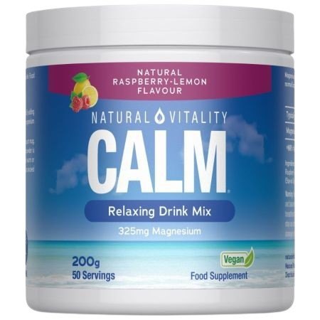 Natural Vitality NATURAL VITALITY Calm Relaxing Drink Mix, smak malinowo-cytrynowy (200 g)