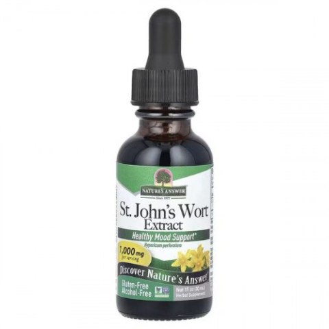 Nature's Answer NATURE'S ANSWER St. John's Wort Extract - Dziurawiec zwyczajny, ekstrakt (30 ml)