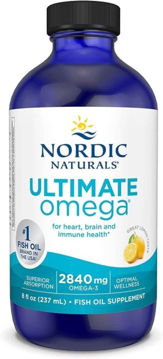 Nordic Naturals NORDIC NATURALS Ultimate Omega, Lemon, 2840 mg (237 ml)