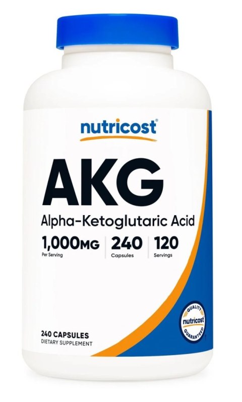 Nutricost NUTRICOST AKG - Kwas alfa ketoglutarowy (240 kaps.)