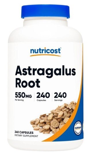 Nutricost NUTRICOST Astragalus 550 mg - Traganek 550 (240 kaps.)