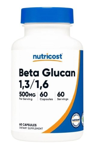 Nutricost NUTRICOST Beta Glucan - Beta-glukan 1,3/1,6 (60 kaps.)