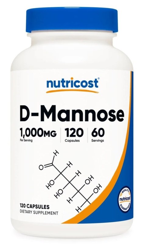 Nutricost NUTRICOST D-Mannose 500 mg - D-mannoza (120 kaps.)