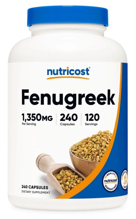 Nutricost NUTRICOST Fenugreek - Kozieradka (240 kaps.)