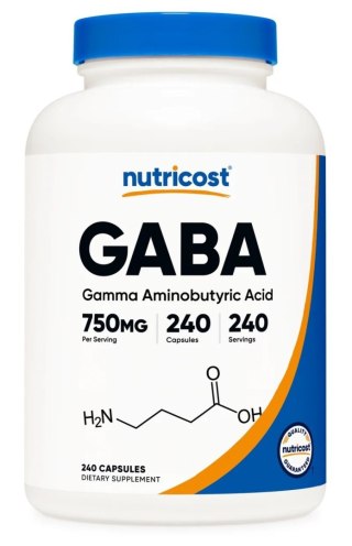 Nutricost NUTRICOST GABA 750 mg (240 kaps.)