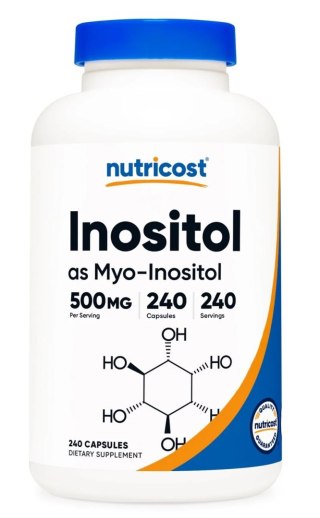 Nutricost NUTRICOST Inositol 500 mg - Mio-inozytol (240 kaps.)