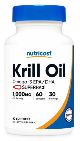 Nutricost NUTRICOST Krill Oil - Olej z kryla (60 kaps.)